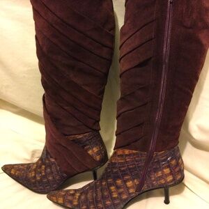 Pointy Chic Magnets Boots... W - 8.5/40